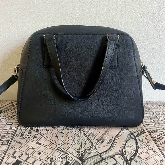 Kate Spade Black Dome Satchel Crossbody - Picture 3 of 9